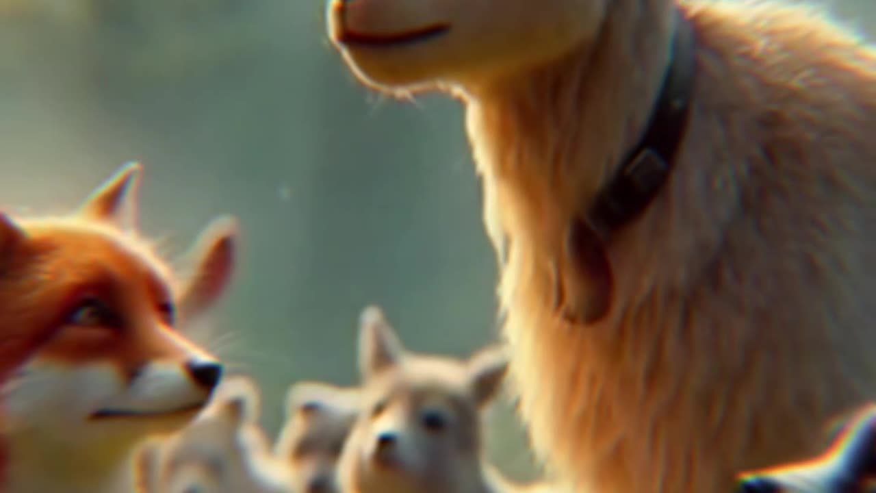 “The Night Rescue – When Animals Spoke and Saved a Life 🐾✨”