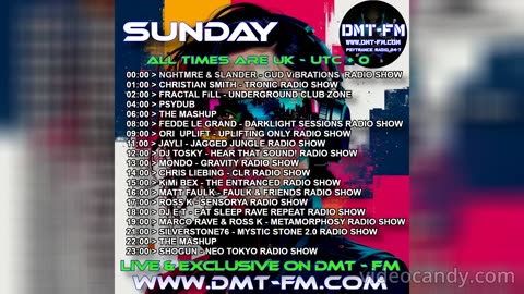 DMT - FM Weekly Schedule - Monday 11-08-2025 - Sunday 17-08-2025