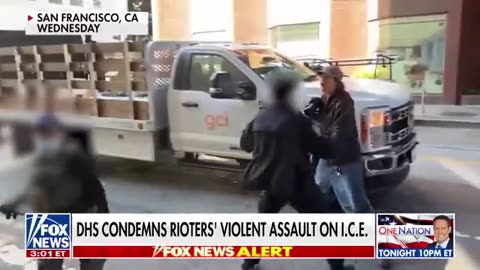 NEW: San Francisco mob assaults four ICE agents in shocking video