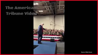 President Trump Does the Famous “Trump Dance” with US Navy Sailors in Heartwarming Video