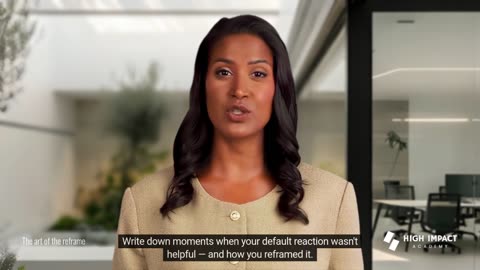 The Art of the Reframe: Shift the Lens. Shift the Outcome. | High Impact Academy