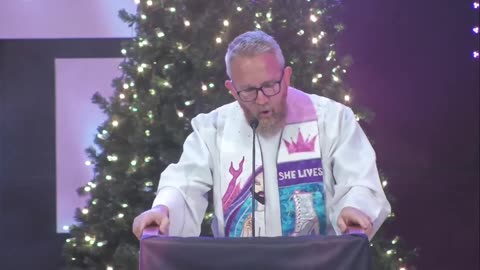 Allendale United Methodist Church puts on a "Drag Queen Christmas Sunday" performance.