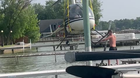 Downed Helicopter Returned to Shore