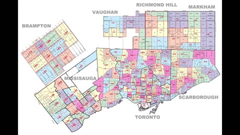 Toronto GTA Area Ethnic Linguistic Transport Maps