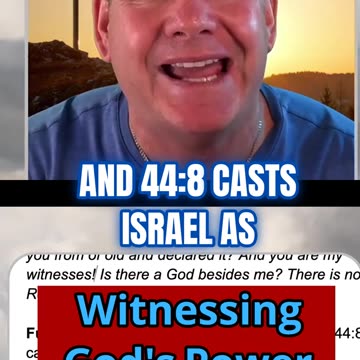 🇮🇱 fulfills Isaiah 43.10-44.8 prophecy, proving God’s power! 💪