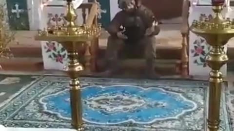 ｝✍ Ukraine Russia War | Ukrainian Soldier Mocks Russian Orthodox Church | RCF