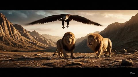 The fearsome eagle came and took him away.