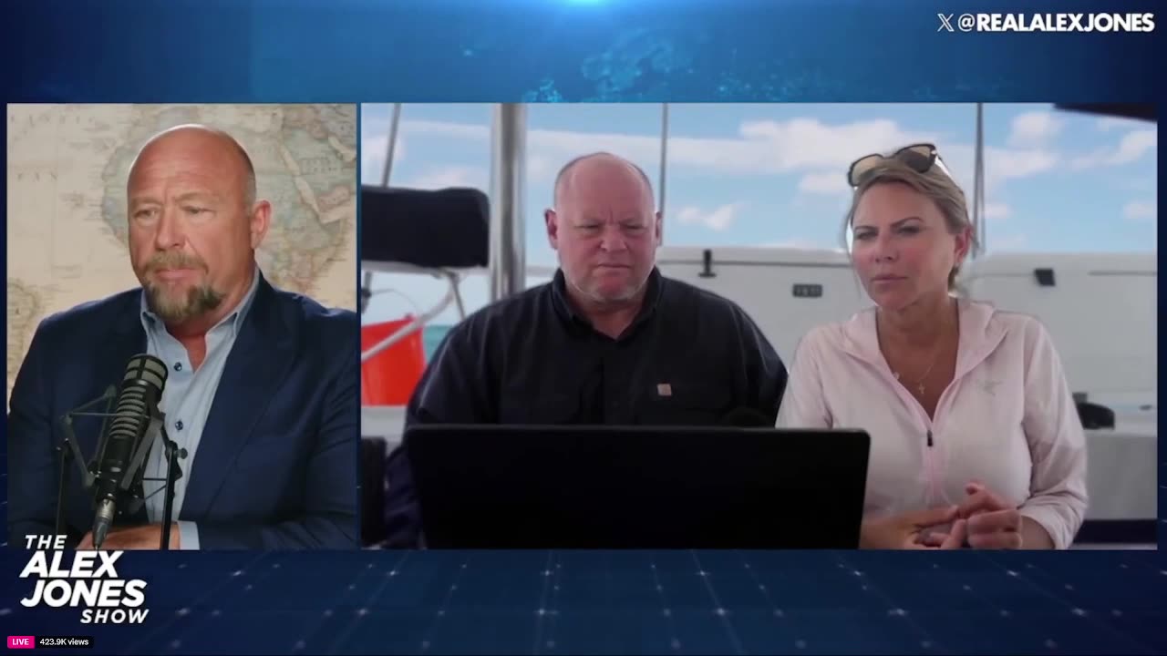 The Alex Jones Show on X in Full HD for April 12, 2025.