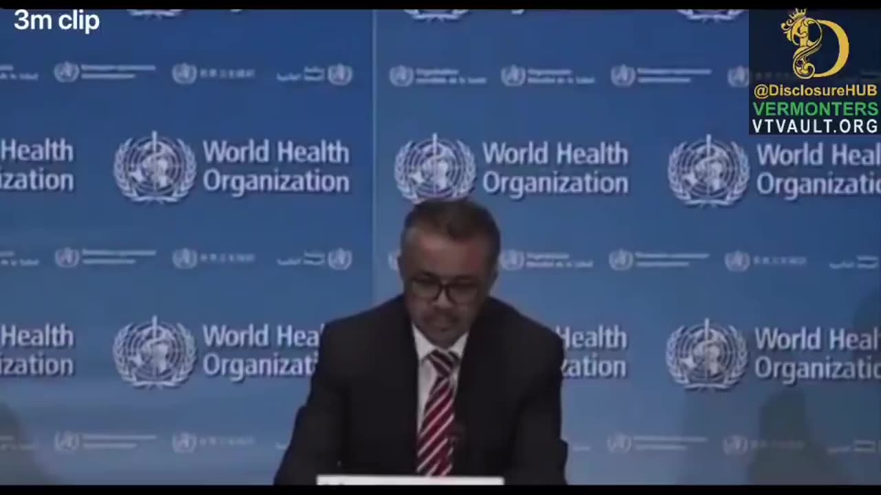 Reminder‼️ The Truth about Tedros and W.H.O.