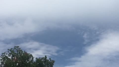 Strange clouds