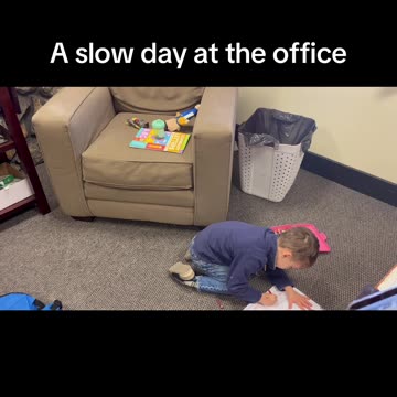 A slow day at the office