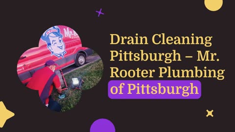 Drain Cleaning Pittsburgh – Mr. Rooter Plumbing of Pittsburgh