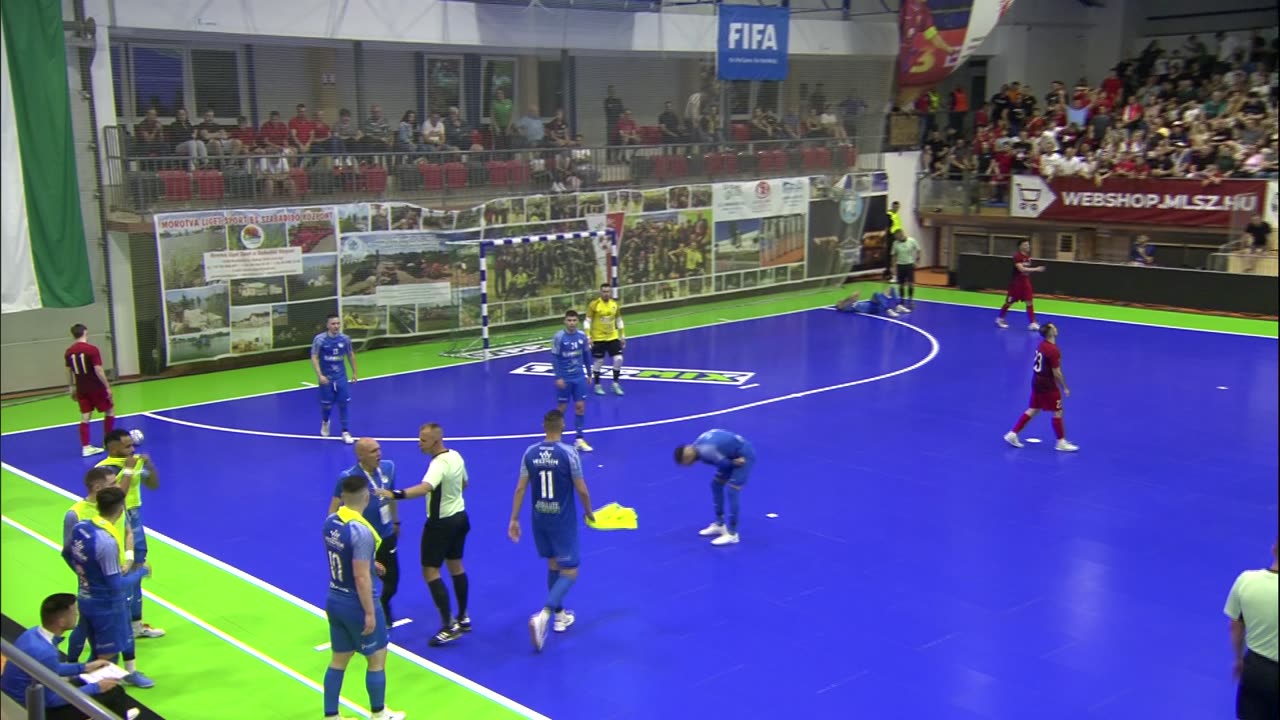 Férfi futsal magyar kupa döntő - Veszprém - Berettyóújfalu (2025.05.04.)
