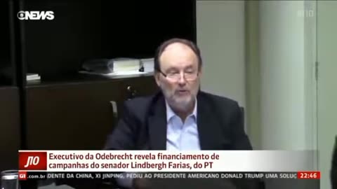Executivo da Odebrecht descreve financiamento de campanhas do senador Lindbergh Farias 2017.13 de abr.