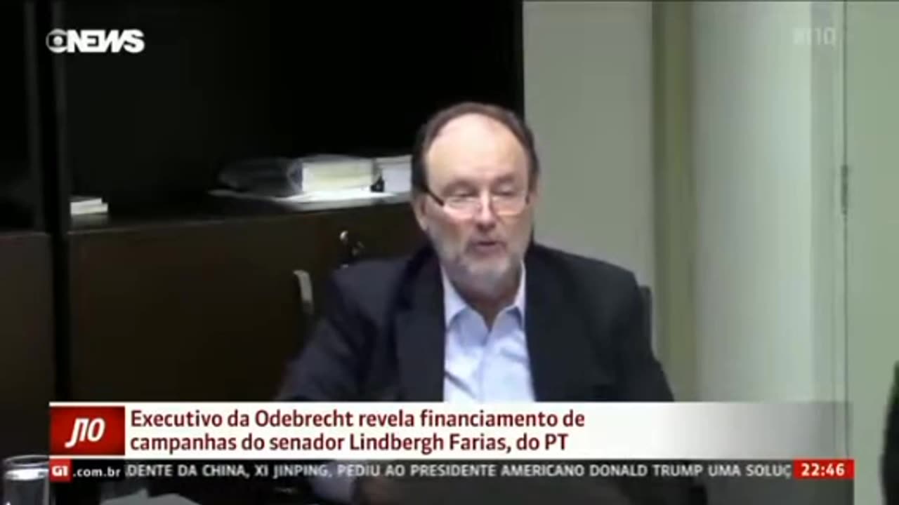 Executivo da Odebrecht descreve financiamento de campanhas do senador Lindbergh Farias 2017.13 de abr.