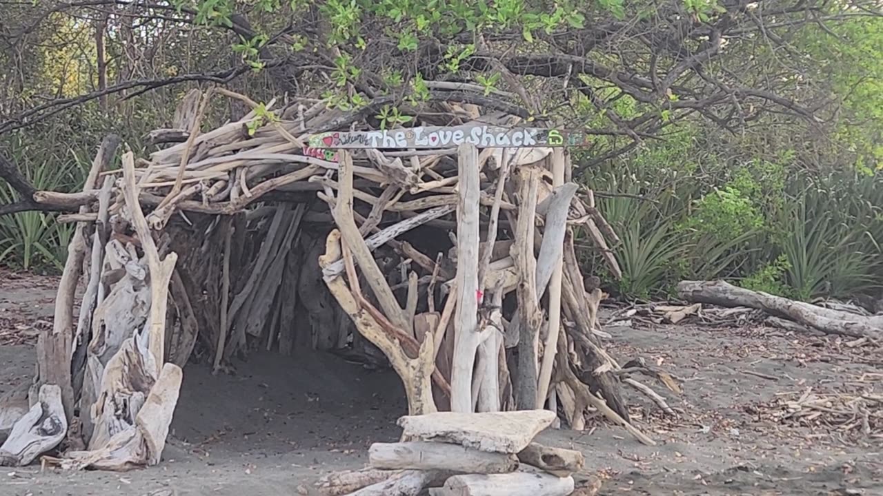 2/4/25. The Love Shack...on the beach