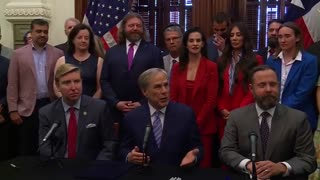 REPORTER: "What defines crossing the line as a protester?" TEXAS GOV. ABBOTT: "That leads to FAFO?"