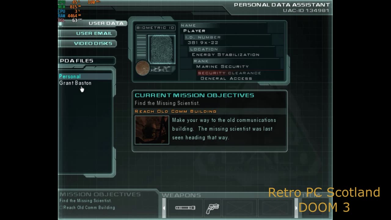 Trying DOOM 3 in 2025 this game is dark