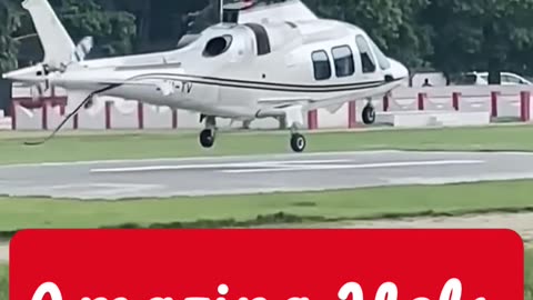 Incredible Helicopter Takeoff Caught On Camera