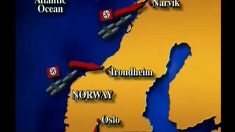 WWII RARE COLOR FILM BATTLE FOR NORWAY PART 1 OF 3