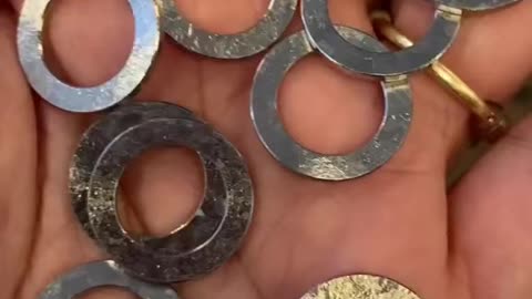 #anodizing #titanium sparkle washers! #jewelry #jewellery #necklace #bracelet #chemistry #steampunk