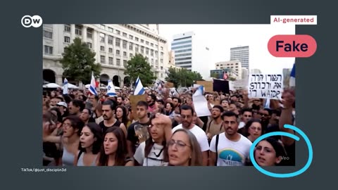 Iran-Israel conflict sparks wave of AI-generated videos DW News