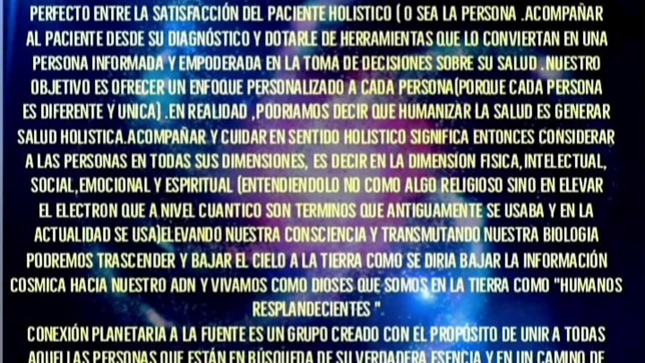 Somos Conexión Planetaria a la Fuente