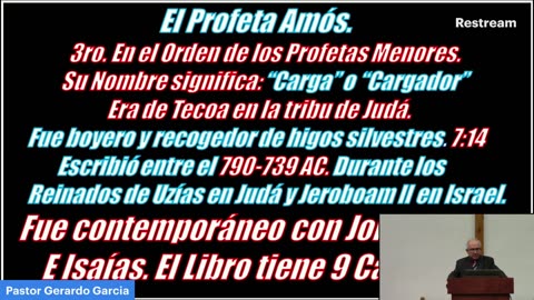 2025.06.01- Sermon - El Mensaje de Los Profetas Pte 3