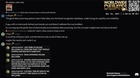 0186 WIDESTREAM - Worldwide Debates - YouTube/Twitch/Rumble