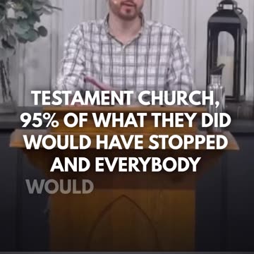 A.W. Tozer once said, "If the Holy Spirit left your church, would anyone notice?"