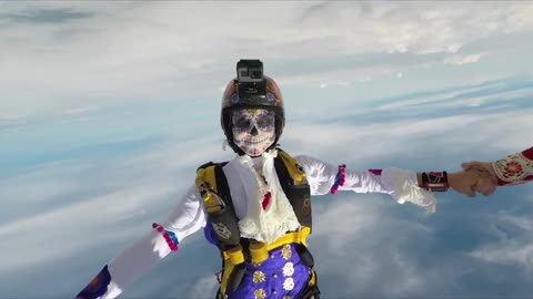 GoPro: Day of the Dead Skydive with Roberta Mancino