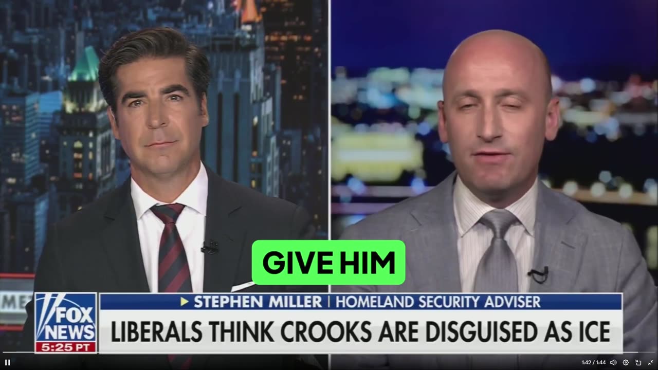 Stephen Miller EXPOSES the real reason the Democrats are promoting war on ICE