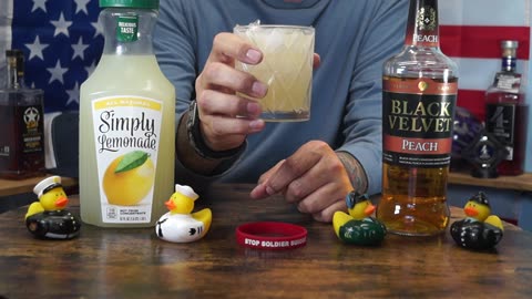 Joshua Byrd - Black Velvet Peach Whiskey & Simply Lemonade