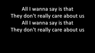 Michael Jackson-They Don't Care About Us