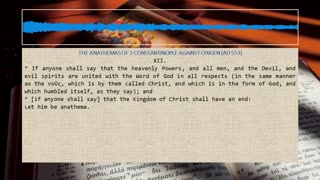 2 Constantinople - Anathemas 12-13