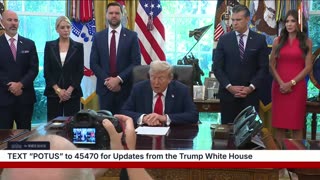 LIVE: President Trump Signs Executive Orders...