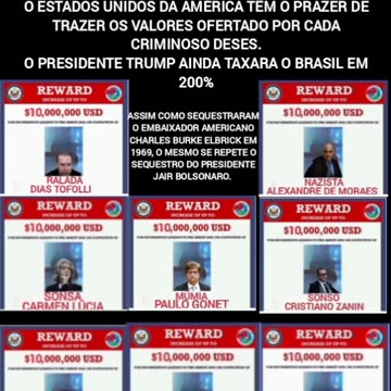O sequestro dos militantes do PT a história se repete. O sequestro do embaixador dos Estados Unidos no Brasil em 1969. Charles Burke Elbrick. 2025 um novo sequestro de Jair Messias Bolsonaro.