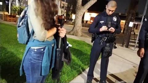 LAPD Officers Galindo 41803 and Garcia 45732 Lie For Scientology About Having Permits 6-16-2024