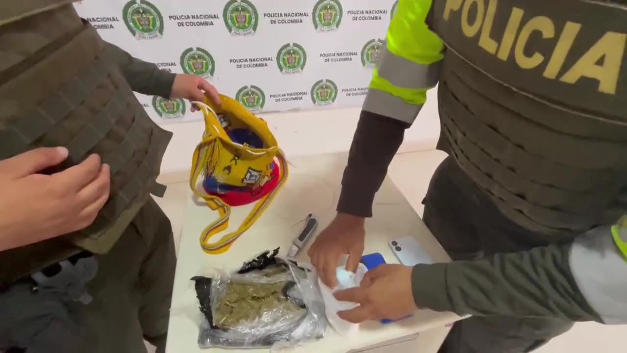 CAPTURADOS CON ESTUPEFACIENTES EN en la vía Magangué – Bongo.