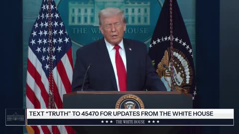 Trump Forces Media To Stare At Mugshots Of Illegal Criminals During Surprise Briefing Appearance