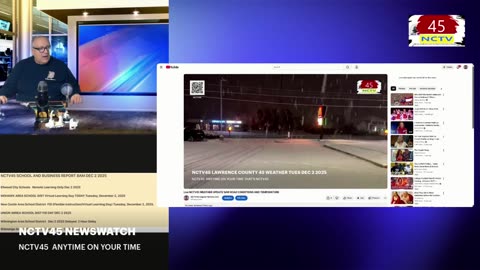 Live NCTV45 SCHOOL AND BUSINESS REPORT 8AM DEC 2 2025