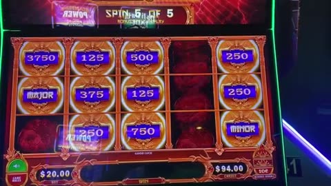 Midday BONUS Video - Mighty Cash $20 Bonus Round! Jackpot HAND PAY!