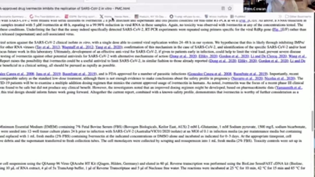 Ivermectin by Tom Cowan: The largest rockefeller pysops???