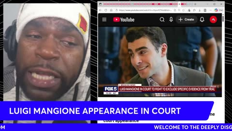 LUIGI MANGIONE appearance in COURT with DEFENCE TEAM ....