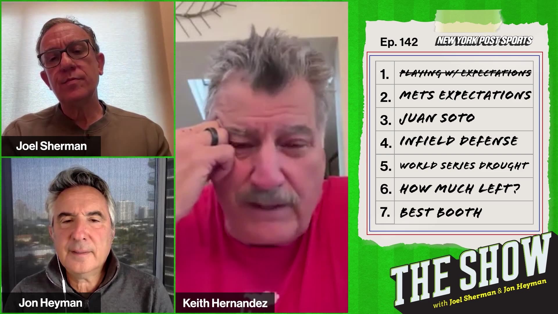 Keith Hernandez believes Mets starting pitching is "worrisome" | The Show