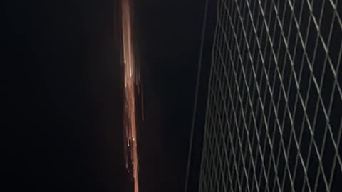 Space Debris Entering the Atmosphere Seen in Brazil