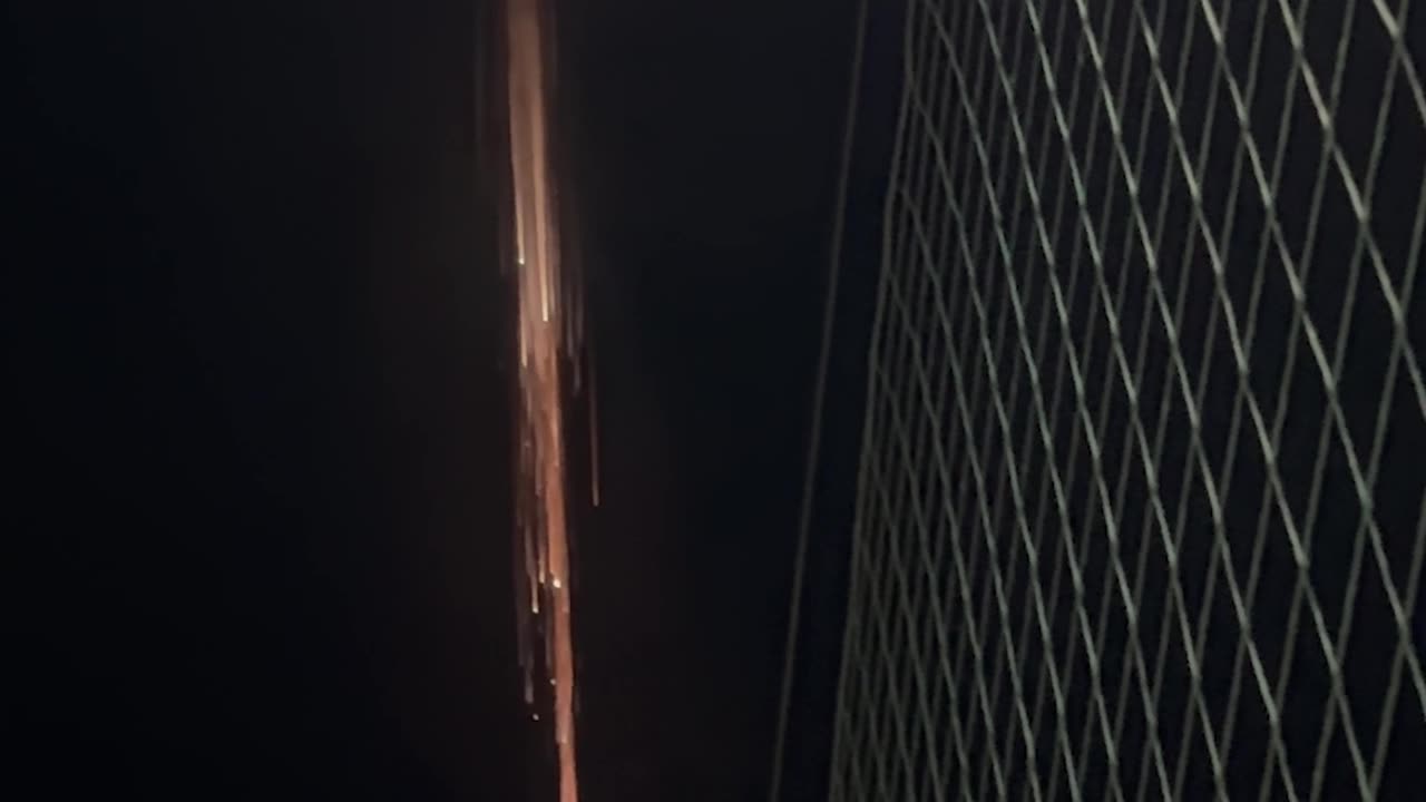 Space Debris Entering the Atmosphere Seen in Brazil