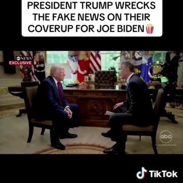 President Trump call ABC "Fake News" right to their face