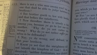 on judging one another