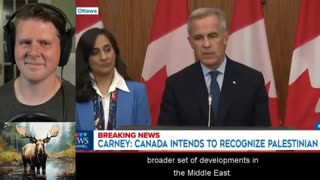 Carney PANICS & FREEZES During Palestine Presser After Trump Question DERAILS Everything